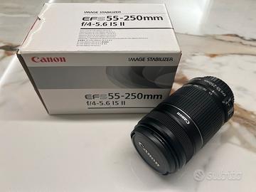 Canon EF-S 55-250 F4-5.6 IS II - come nuovo