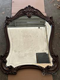 Specchio Liberty  Intarsiato vintage antiquariato