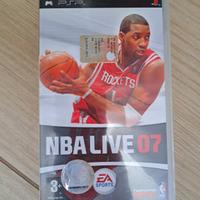 Gioco NBA Live 07 Videogioco Sony PSP Completo Ita