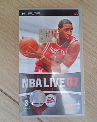 Gioco NBA Live 07 Videogioco Sony PSP Completo Ita
