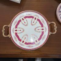 Piatto handmade A.C.F. in porcellana Limoges