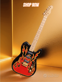 Chitarra Elettrica Custom stile Telecaster Flame