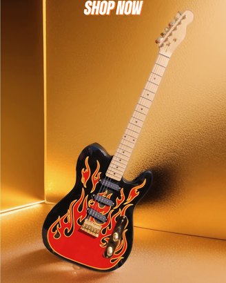 Chitarra Elettrica Custom stile Telecaster Flame