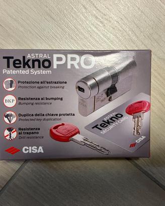 Cilindro europeo CISA Astral Tekno PRO L80=30-50