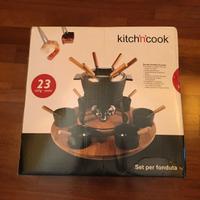 IDEA PER NATALE Set per fonduta 23 pezzi