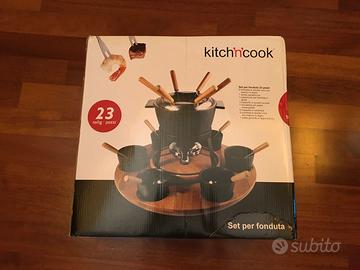 IDEA PER NATALE Set per fonduta 23 pezzi