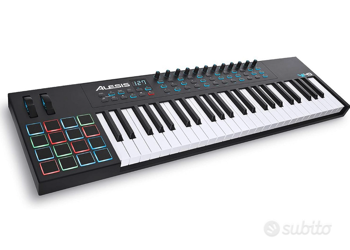Alesis VI49 Tastiera Controller USB MIDI a 49 tast Strumenti Musicali