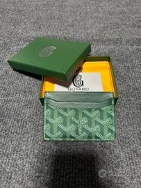 Portacarte Goyard Saint Sulpice - verde - Nuovo