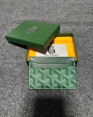 Portacarte Goyard Saint Sulpice - verde - Nuovo