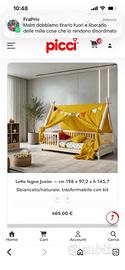 Letto Montessoriano Picci come nuovo