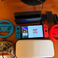 Nintendo switch oled+tv+contreller