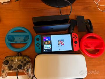 Nintendo switch oled+tv+contreller