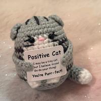 Gattino grigio uncinetto – Collezione Pocket Posit