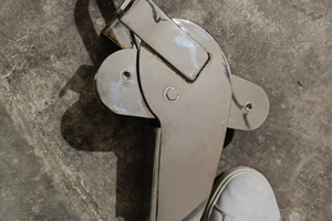 Musone basculante inox lucido