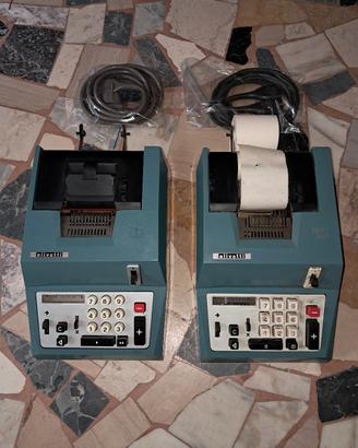 2 calcolatrici olivetti summa prima