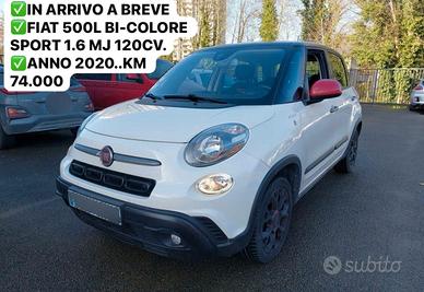FIAT 500L SPORT 1.6 MJ BI-COLORE SOLI 74.000 KM FU