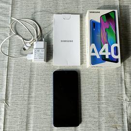 Samsung Galaxy A40 blue