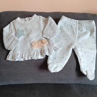  tuta verde neonato unisex Pastello 0-1 mese