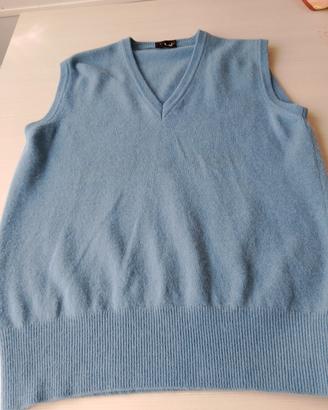 Pullover uomo azzurro nuovo