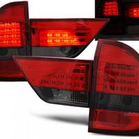 Fari posteriori led bmw x3 e83 rosso smoke