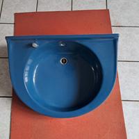 2 lavabi bagno blu Richard-Ginori