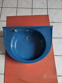 2 lavabi bagno blu Richard-Ginori