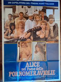 Manifesto del cinema XXX anni '80 Alice nel paese