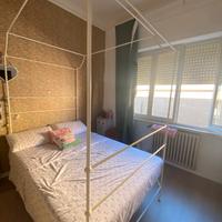 Letto a baldacchino ferro battuto