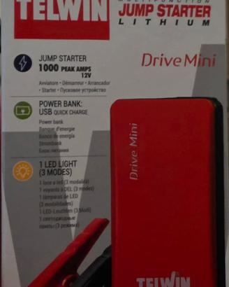 Avviatore auto e power bank Telwin Drive Mini