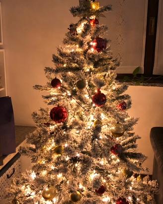 Albero di Natale 150cm innevato