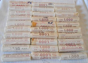ITALIA REPUBBLICA L 20 RAMO DI QUERCIA 30 ROTOLINI