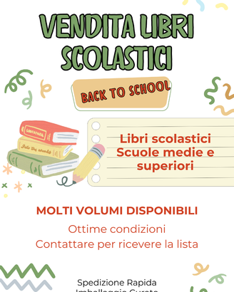 Libri scolastici usati – Scuole medie e superiori