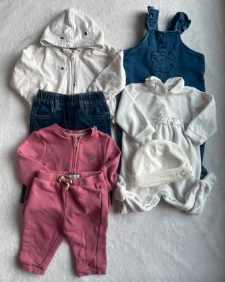 Lotto abbigliamento bimba 6-9 mesi 7 pezzi 💕