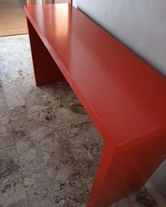 scrivania ikea rossa