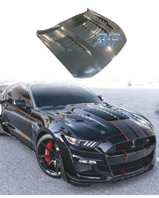 COFANO FORD MUSTANG 15-17 LOOK GT500 KR ALLUMINIO