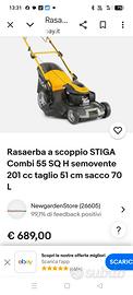 stiga combi trazione scarico laterale taglio 55