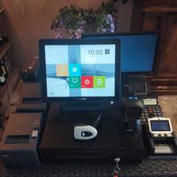 Postazione completa registratore di cassa