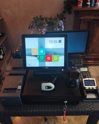 Postazione completa registratore di cassa