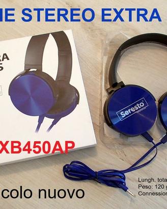 Cuffie stereo EXTRA BASS MDR-XB45AP headphones BLU