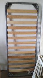 Rete a doghe singola con materasso 