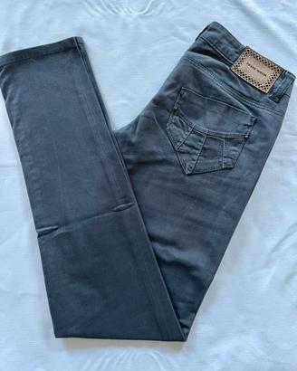 Pantaloni a vita bassa grigio medio