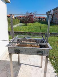 barbecue professionale acciaio inox