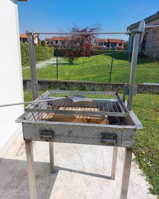 barbecue professionale acciaio inox