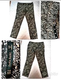Pantalone skinny 100% cotone fresco fantasia
