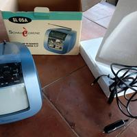 tv portatile shaub lorenz anni 80 nuovo