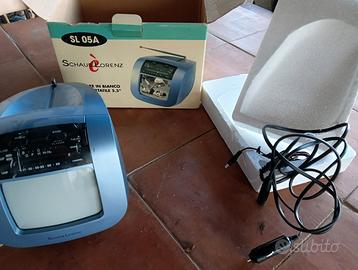 tv portatile shaub lorenz anni 80 nuovo