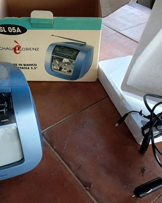 tv portatile shaub lorenz anni 80 nuovo