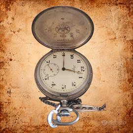 Longines Orologio da Tasca Antico Argento 800