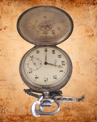 Longines Orologio da Tasca Antico Argento 800