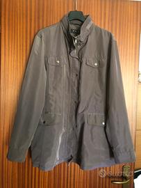 Giacca impermeabile donna taglia 52 con cappuccio